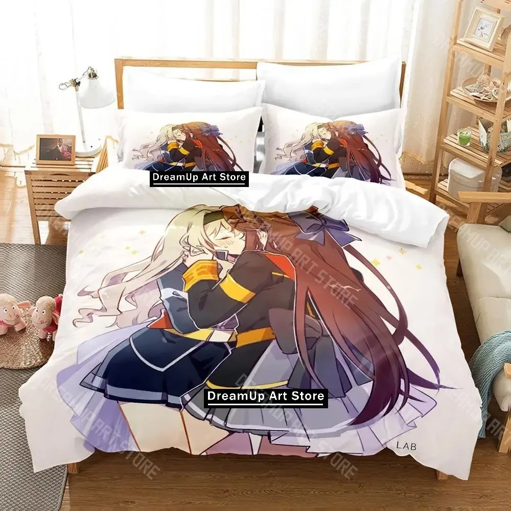 Фото Комплект постельного белья Shoujo Kageki Revue Starlight с 3D принтом, одинарный, полный, королевский размер, комплект постельного белья для взрослых и детей, комплекты пододеяльников для спальни An №2