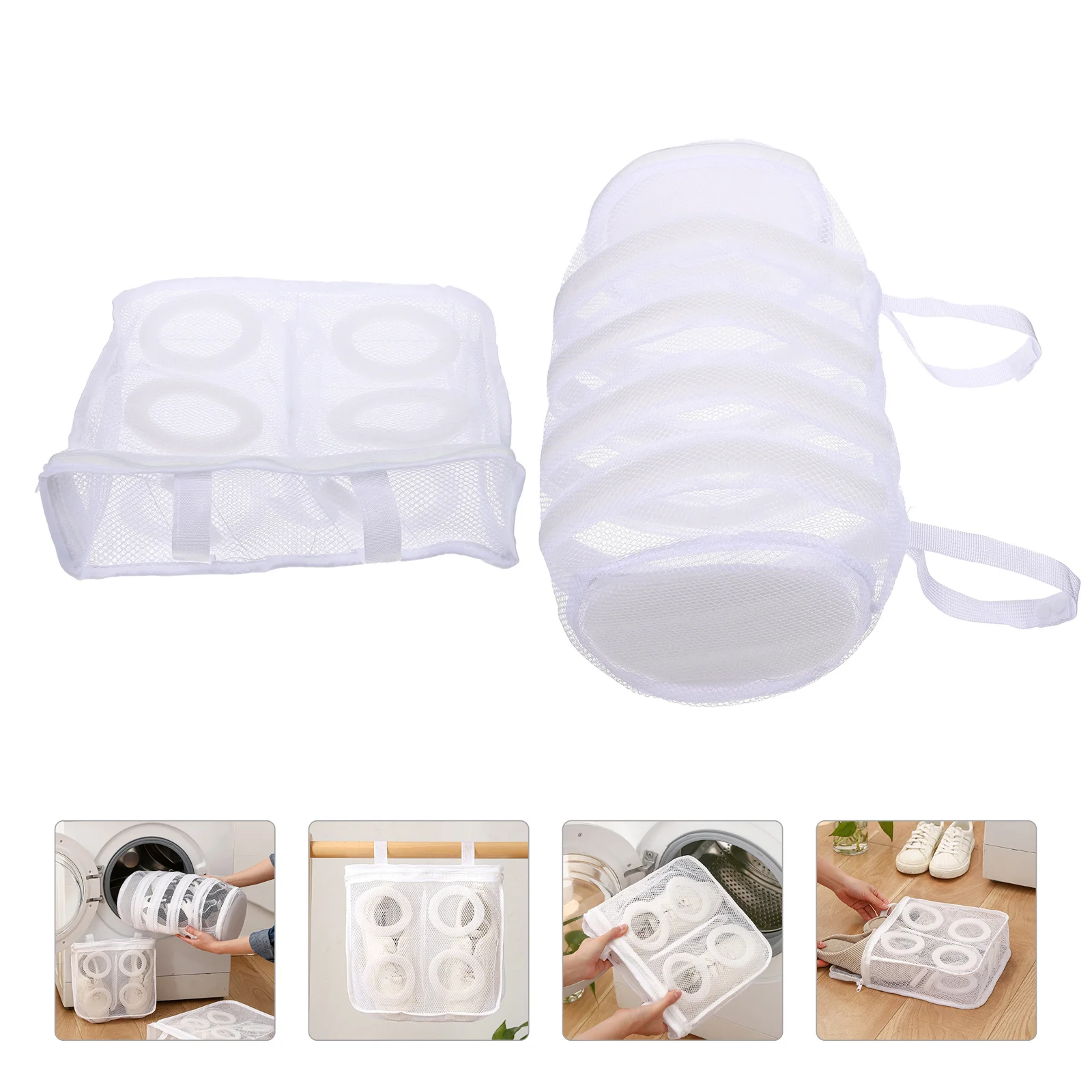 

Shoe Laundrywash Washing Net Dryer Mesh Sneakerbra Petsock Machine Drying Organizer Shoes Reusable Causal Storage Washersleeping