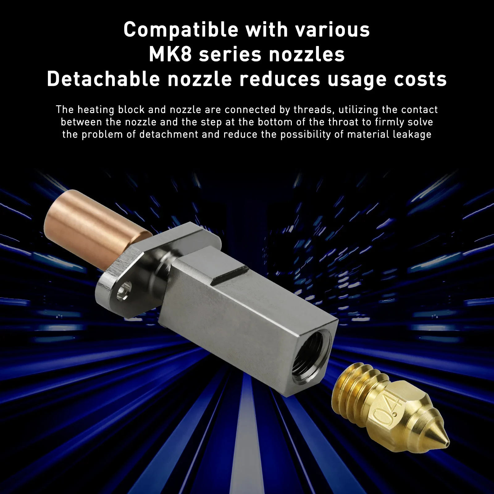 Для Creality K1 K1Max CR-M4 Модернизированный комплект Hotend Комплект керамического