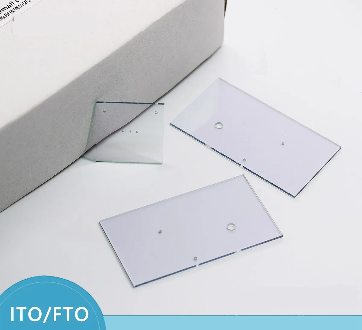 

100*40*1.1mm 25pcs Lab Transparent Conductive Indium Tin Oxide ITO Glass Less than 7 ohm/sq
