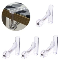 4pcs plastic tablecloth clips transparent non slip securing holder decorative leaf tablecloth clamp holder table cover clamps
