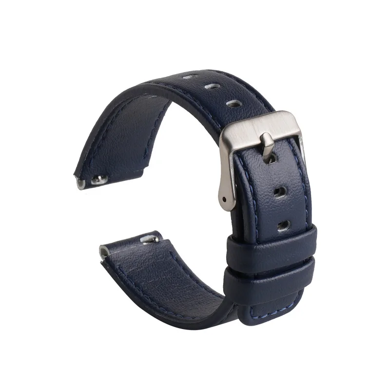 Universal Leather 16mm Watch Band Strap for -Huawei TalkBand B3 B6 TIMEX TW2T35400 TW2T35900 and more Children's Watch