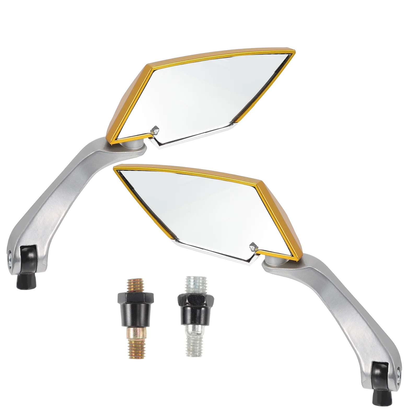 

Mirrors Motorcycle Mirror Rear View Rearview Handlebarhandlebars Side Motorbike Adjustable Rotatable Scooters Degree Mounted