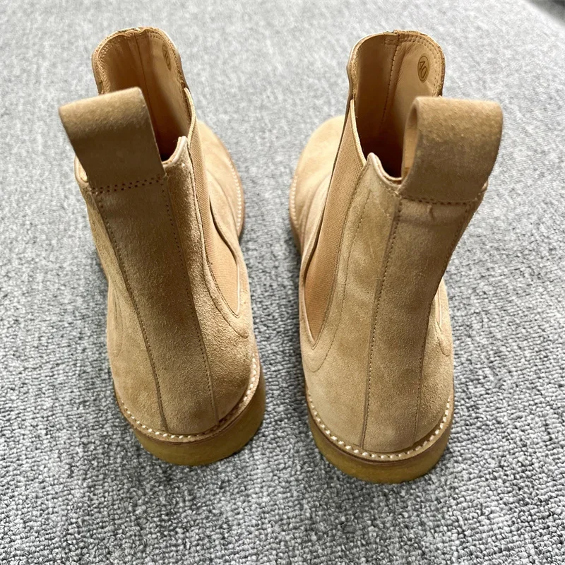 Мужские заводские ботинки ручной работы с настоящим изображением удобные Ken ye на