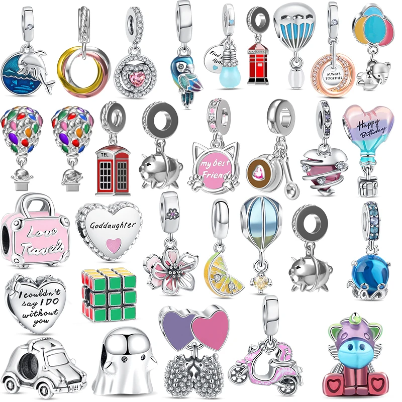 Бусина-Шарм для браслета из серебра 925 пробы