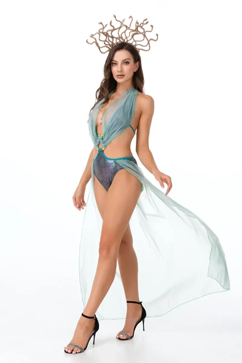 Хэллоуин Косплей Сексуальная Медуза Необычный Костюм