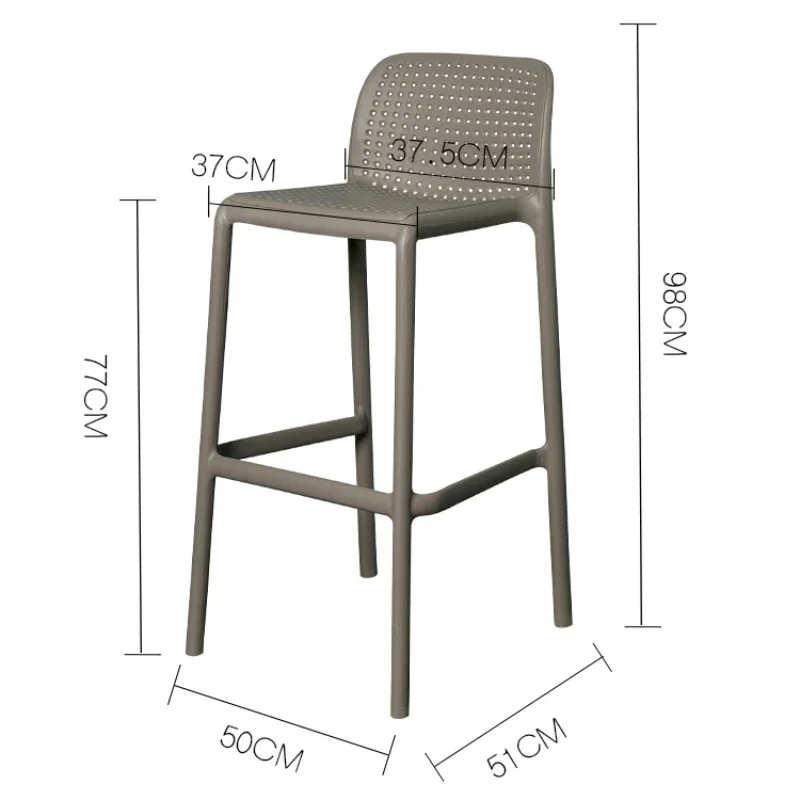 Стул для завтрака кресло сада салонные стулья шезлонг пластиковая эргономичная