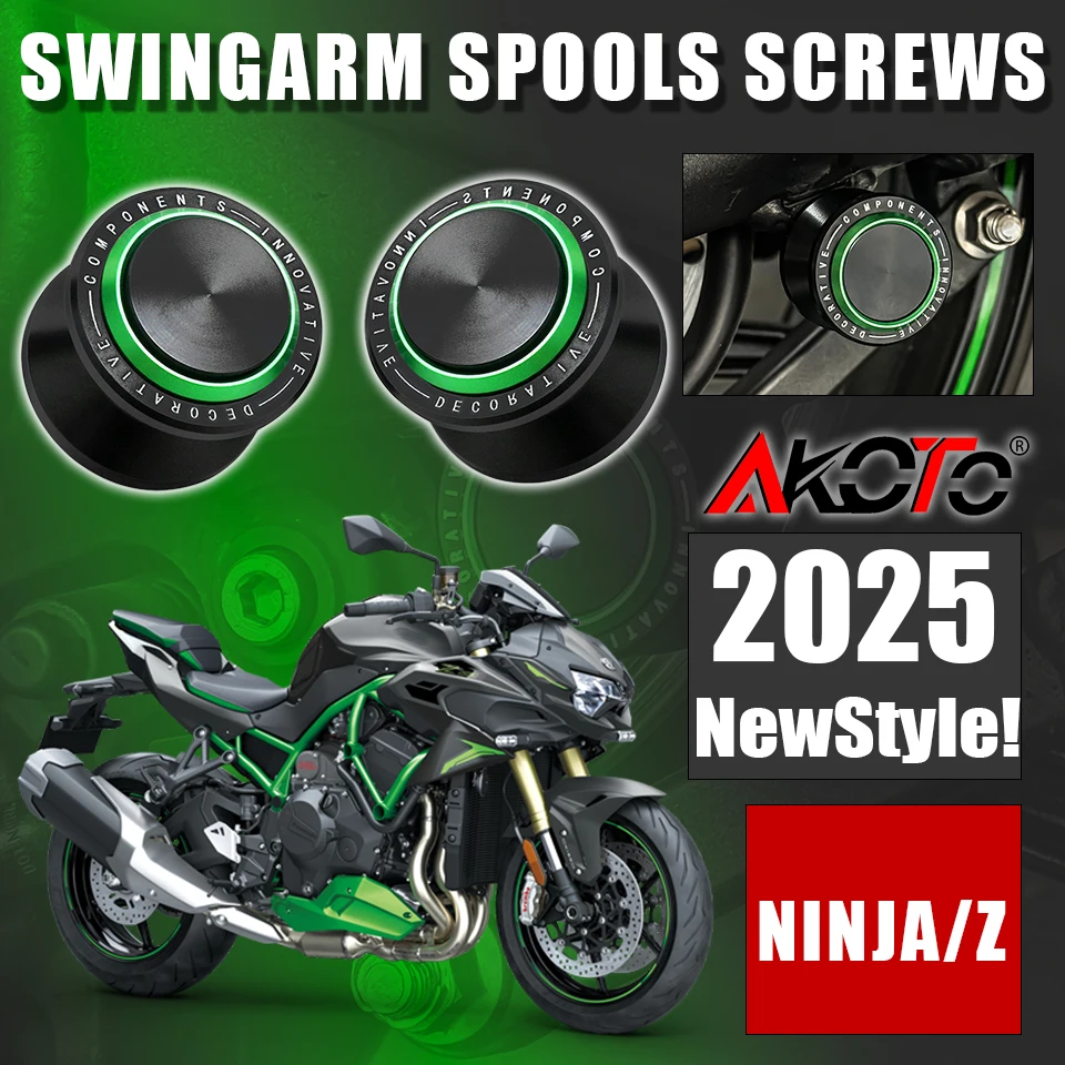 Для KAWASAKI NINJA Z H2 E1 Z7 ZE1 HEV ZH2 SE Vulcan S 650 Z750 Versys KLE650 ZRX 1100 1200 Винты слайдера подставки для