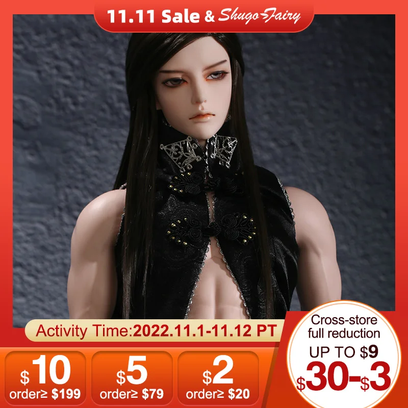 Купить Кукла Bruno Male 1/3 BJD SD, смоляная модель тела для мальчиков, высококачественные игрушки для девочек, подарок на день рождения и Рождество