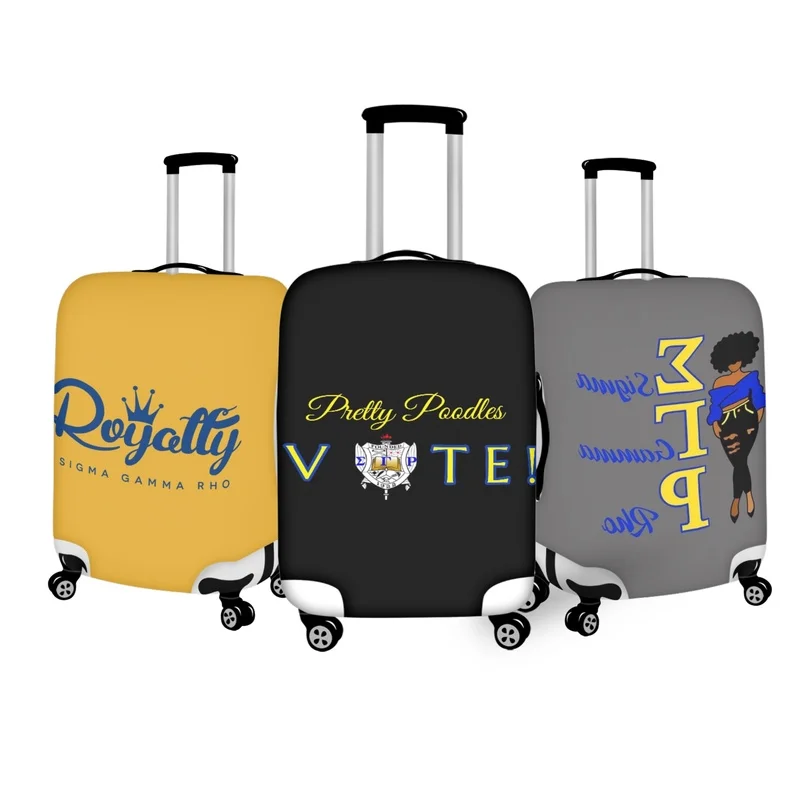 

Sigma Gamma Rho Printing Women Luggage Protective Cover Apply to 18''-32'' Inches Stretch Suitcase Covers Zipper