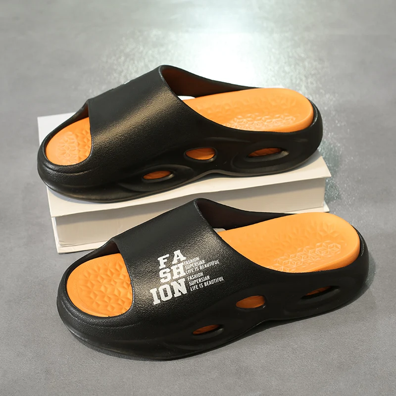 Мужские сандалии с мягкой подошвой летние босоножки для улицы и дома Пляжная