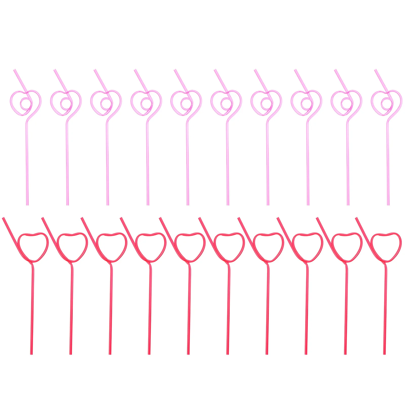 

Straws Curly Silly Wacky Funky Drinking Loopy Shaped Heart Novelty Fun Swirly Squiggly Cocktail Cartoon Shape Straw Home Supply