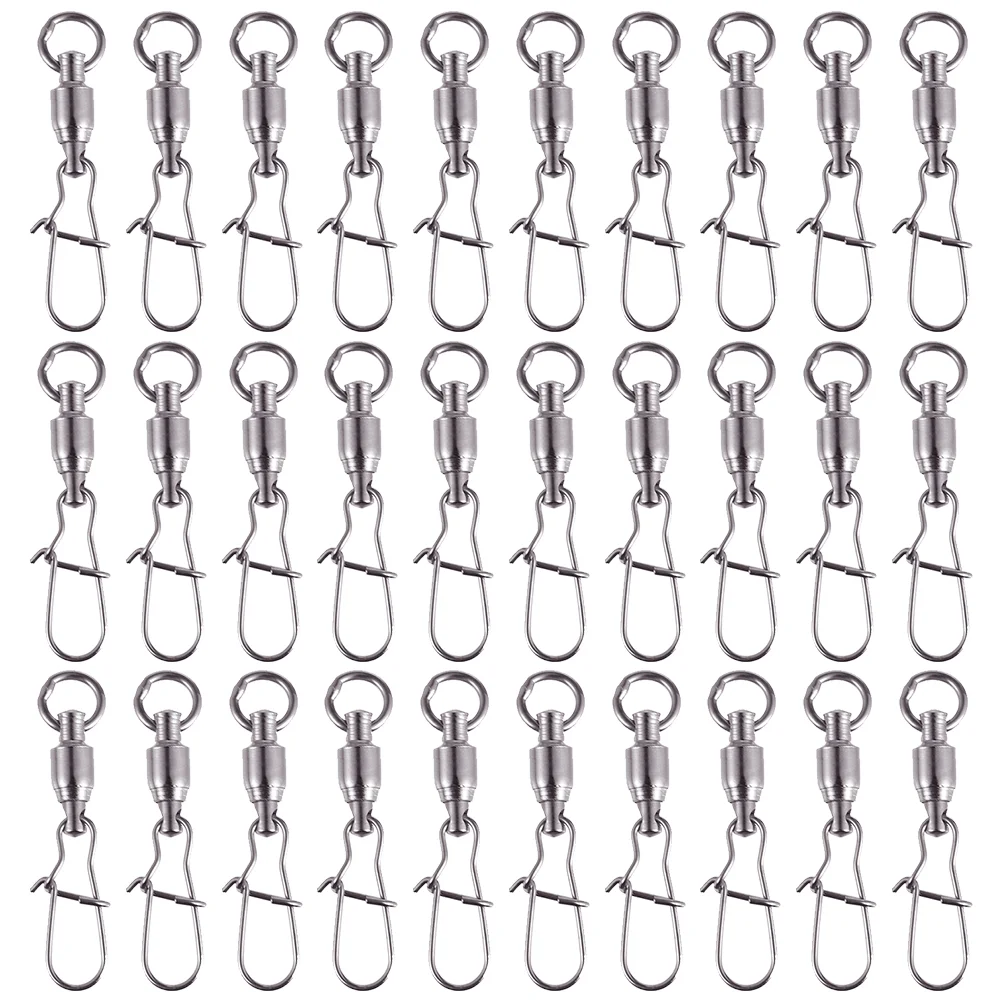

Fishing Swivels Lurerings Tackleswivel Snaps Bearingsnap Gear Accessories Connector Hook Double Safetysaltwater Kit Rolling