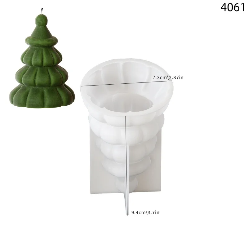 Силиконовая форма в виде головы Санта-Клауса