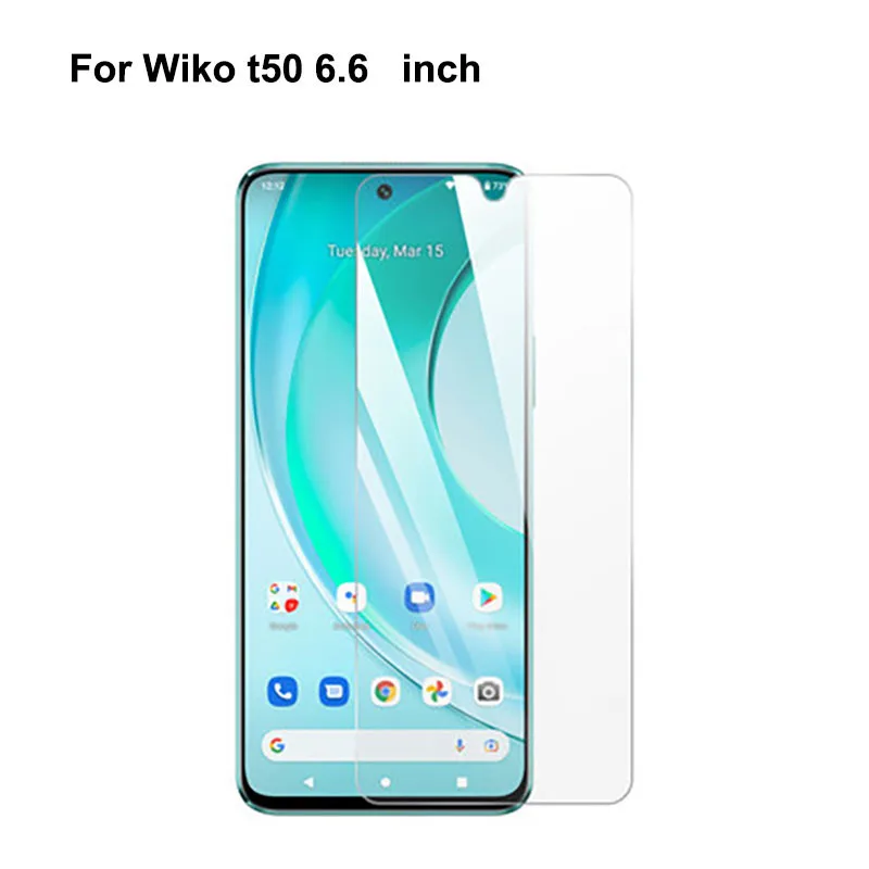 

2 шт., закаленное защитное стекло для Wiko t10