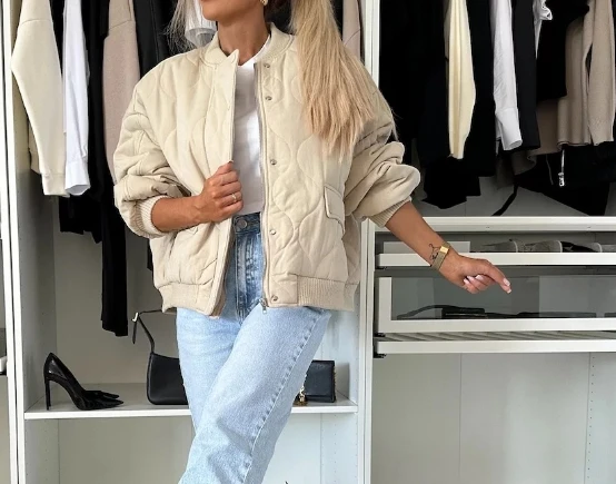 Зимние женские пальто 2024 однотонные пуховики с длинным рукавом Повседневная