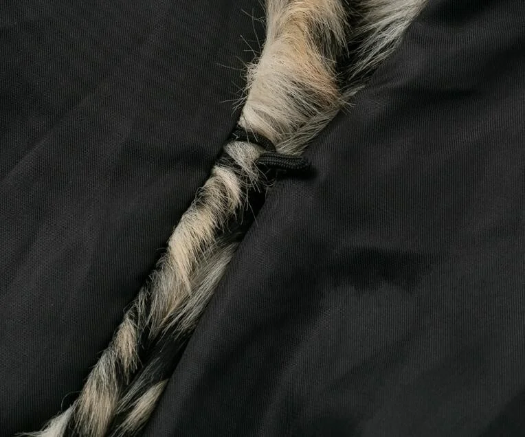 ICCLEK Faux Fur women's Lapel coat leopard fur coat women's autumn and winter long sleeve plush artificial fur