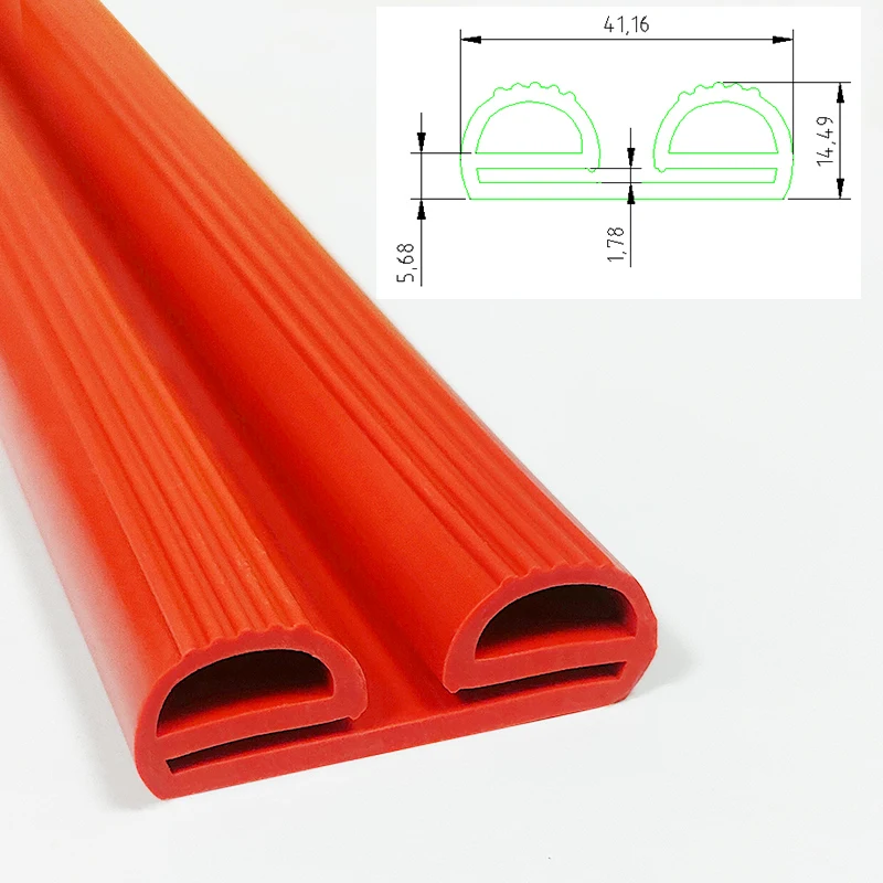 Термостойкие водостойкие экструдированные соединения для дверей духовки и окон