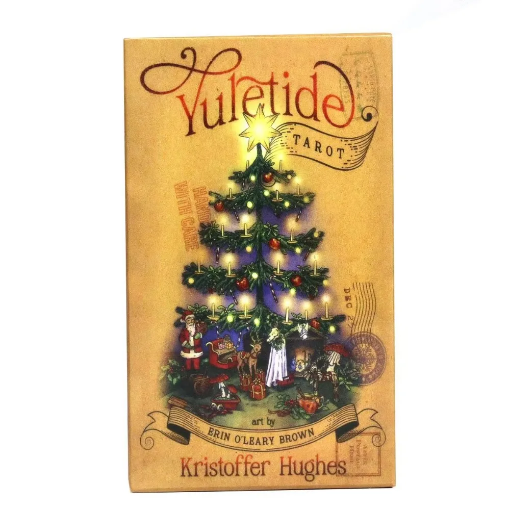 10 3*6 см Yuletide Tarot Hope warm и Cheer для самое замечательное время года 78 шт. карт