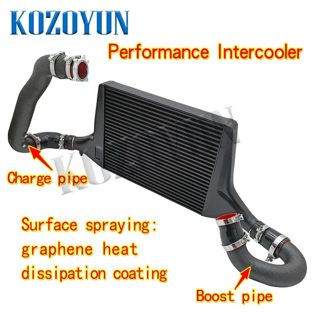 Комплект впускной трубы заряда интеркулера для Audi EA839 A6 A7 C8 55TFSI 3.0TSFI 2019+