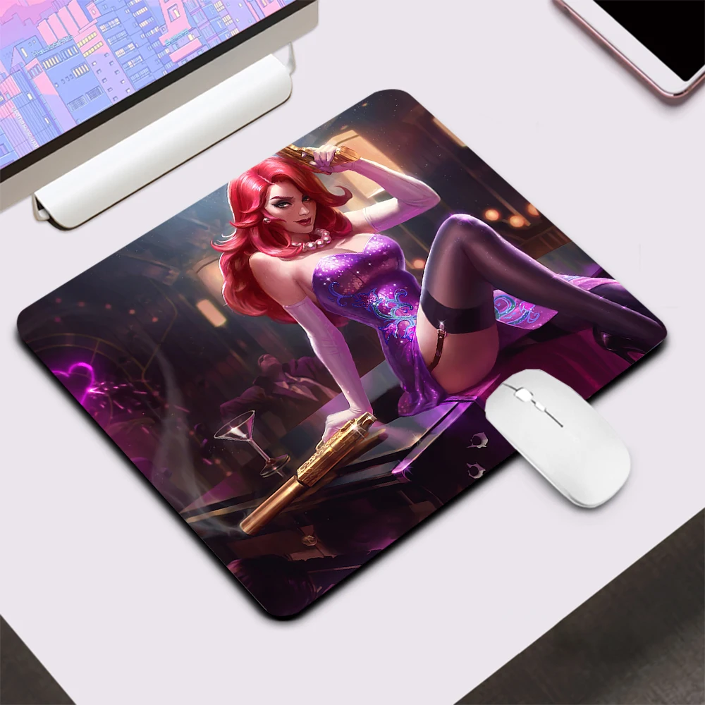 Небольшой Игровой Коврик для мыши League of Legend Miss Fortune компьютерный коврик