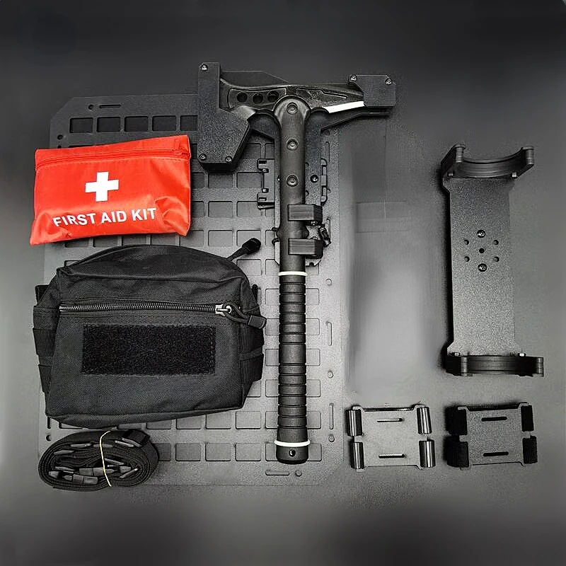 

Outdoor self driving safety and self-defense equipment set vehicle mounted fire extinguisher portable first aid bag storage