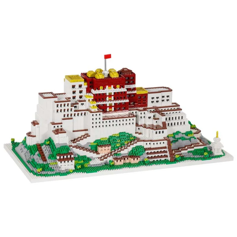 

4904PCS Architecture Mini Blocks Potala Palace Chinese Castle Model Building Bricks Classic Toy for Children Gift