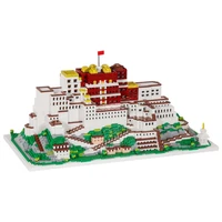 4904pcs architecture mini blocks potala palace chinese castle model building bricks classic toy for children gift