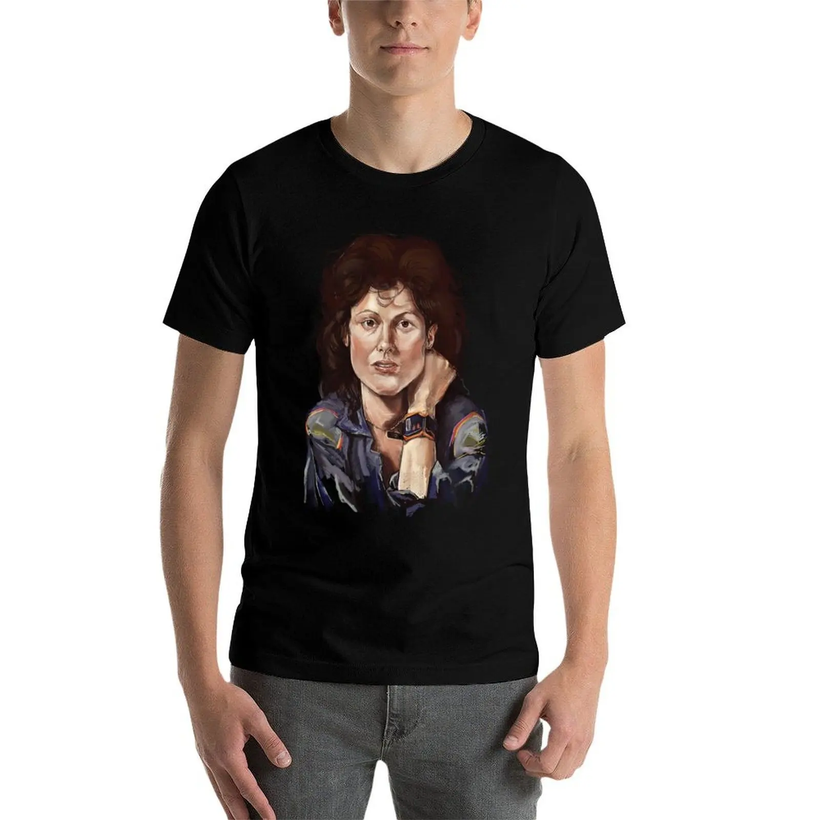 Фото Футболка Ripley - Sigourney Weaver - Alien, повседневная, для ежедневной носки, с коротким рукавом №4