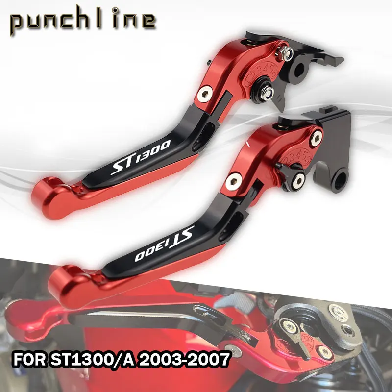 

Fit For ST1300 ST1300A 2003-2007 Folding Extendable Brake Clutch Levers ST 1300 Motorcycle CNC Accessories Adjustable Handle