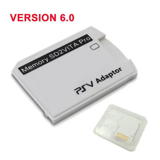 V6.0 SD2VITA Memory Card Adapter For PSV Vita 1000/2000 TF Card Holder 3.65 System Micro SD Card Conversion For PS Vita Henkaku 1