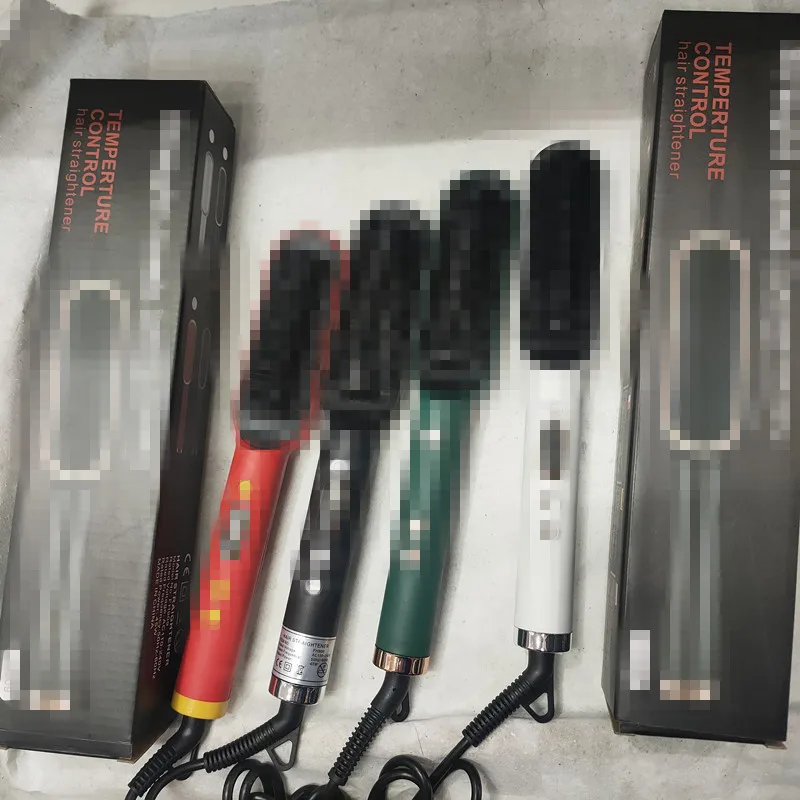 

Прямая расческа для завивки волос, электрическая расческа для завивки волос, не повреждает сухие и влажные волосы, двухцелевое устройство для укладки