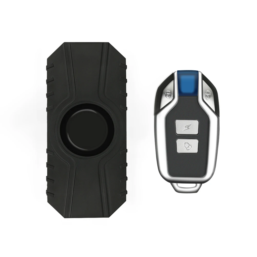 

USB Charging Bike Alarm Wireless Vibration Motion Sensor Waterproof Motorcycle Ampand Alarm Remote Electric Bicycle Alarm 113dB