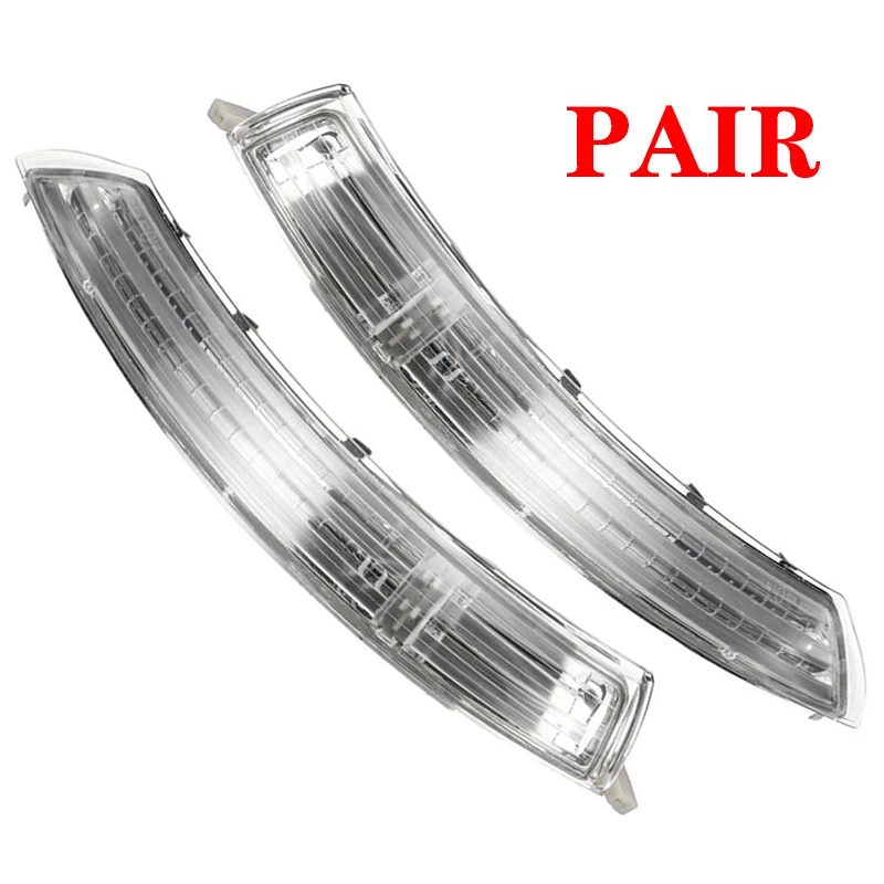 

Автомобисветильник фара s для бокового зеркала заднего вида, светодиодный ная фара поворота s, желтая левая/правая световая полоса для VW Touareg...