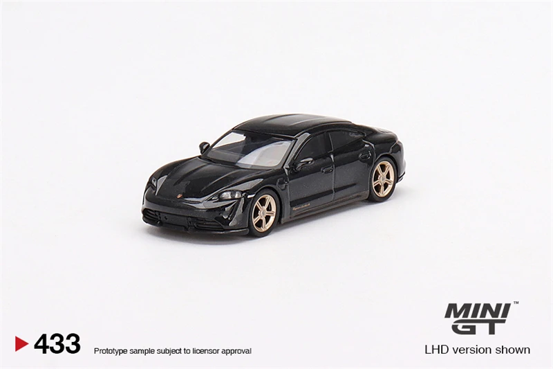 

MINI GT 1:64 Taycan Turbo S Volcano Grey Metal LHD Diecast Model Car