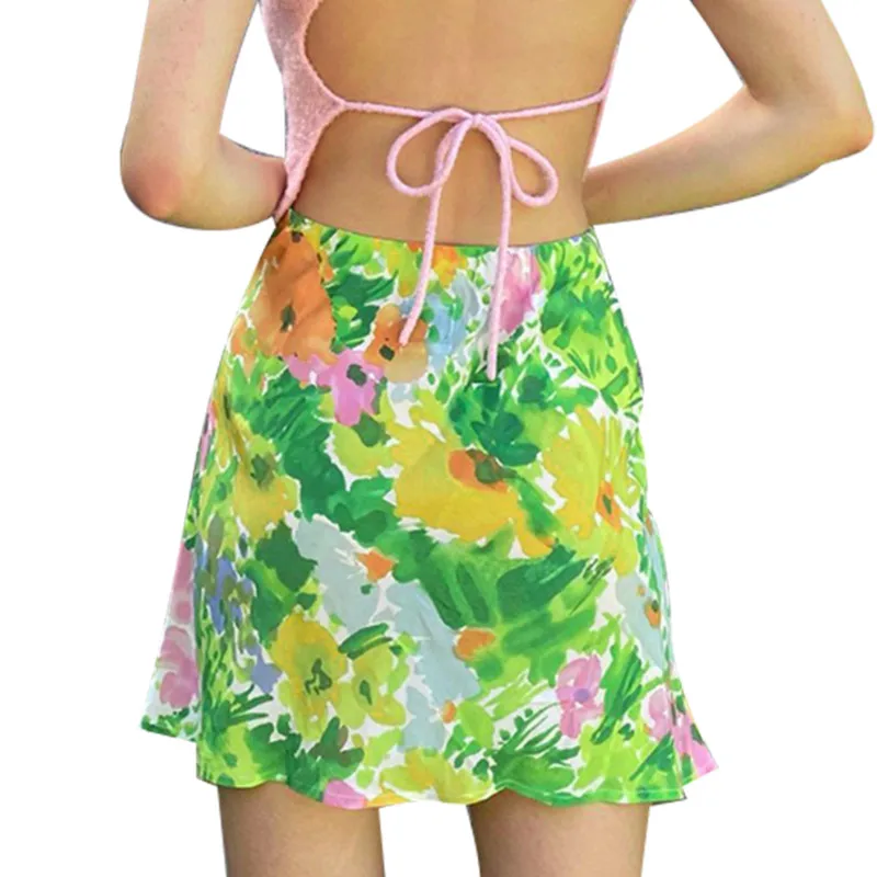 Женская трапециевидная юбка-карандаш с завышенной талией