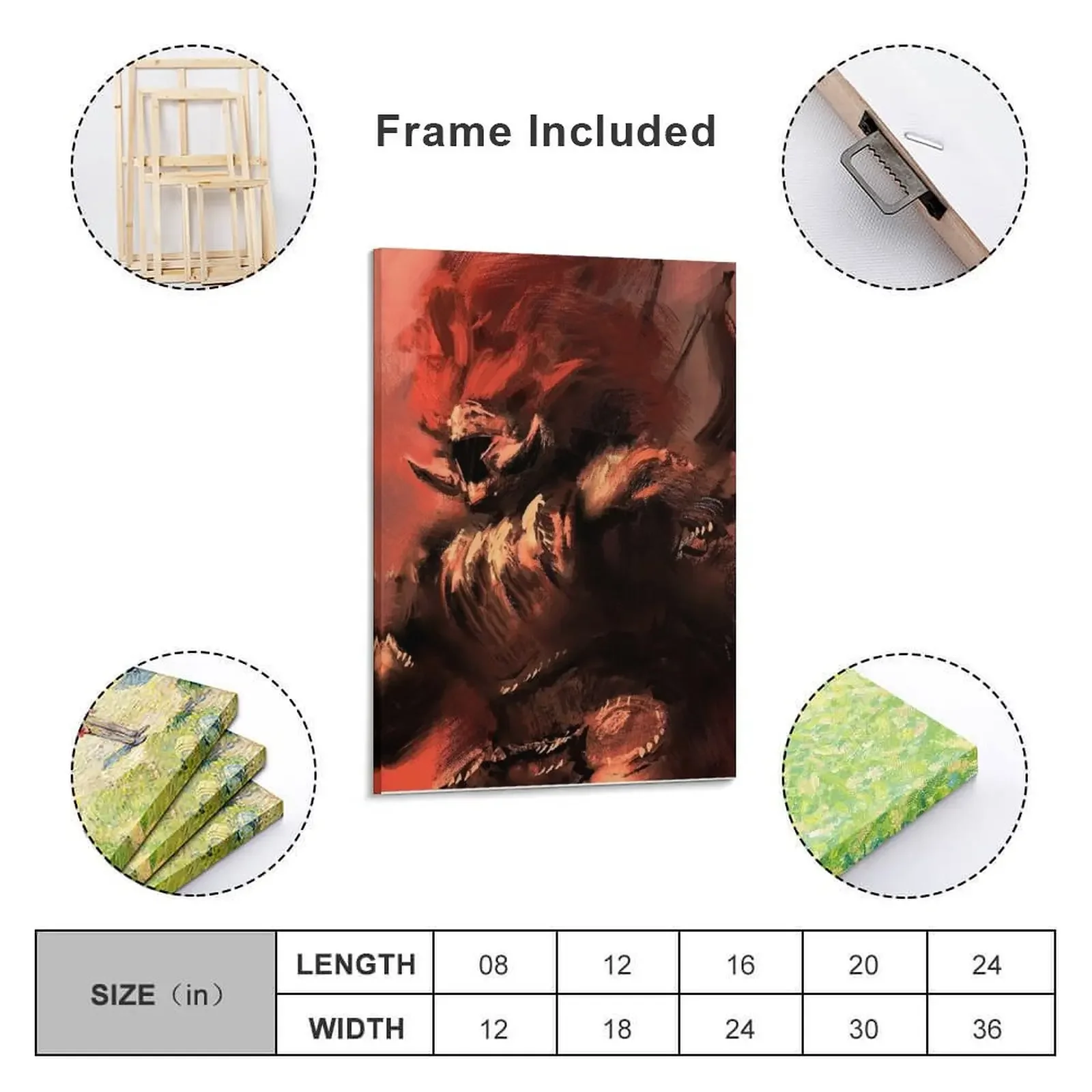 Starscourge Radahn Холст Картина современное украшение дома домашний декор интерьер