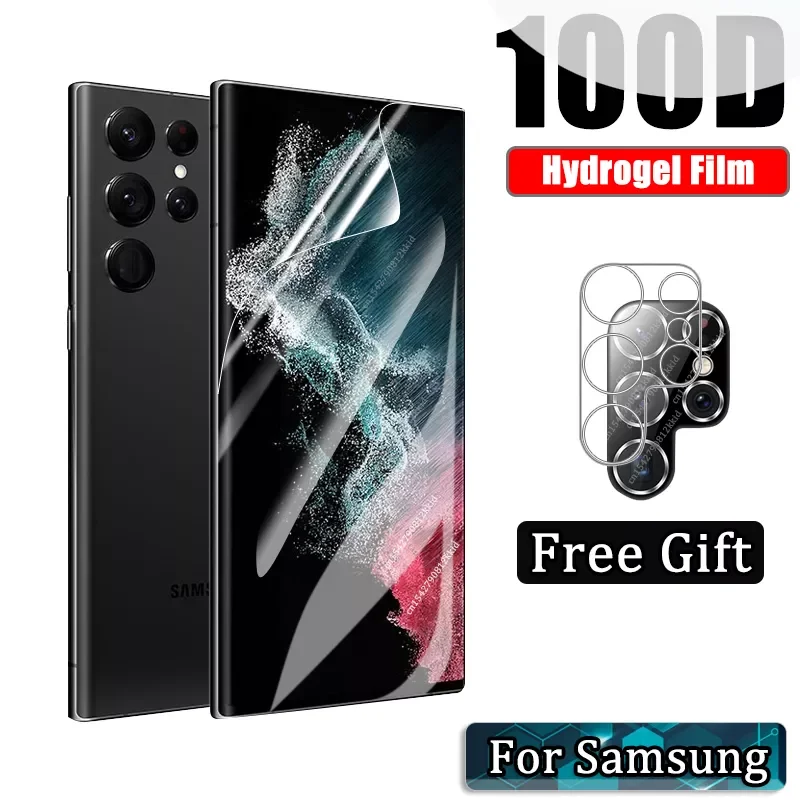 

Hydrogel Film for Samsung Galaxy S22 S21 S20 S10 S20FE Screen Protector Note20 Note10 S 22 21 Note 20 10 9 8 Plus Ultra No Glass