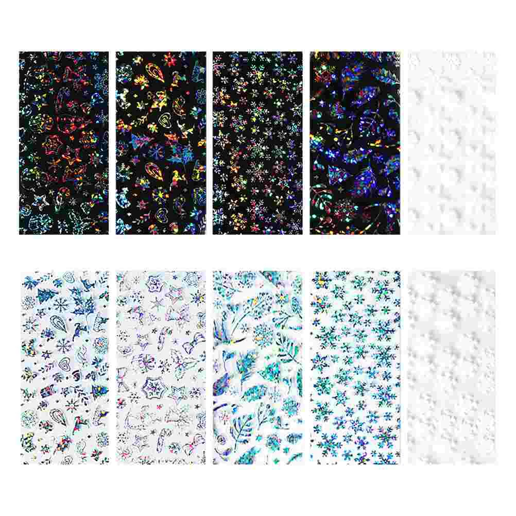 

3 Sheet Christmas Manicures Stickers DIY Nail Transfer Stickers DIY Nail Sticker Decals