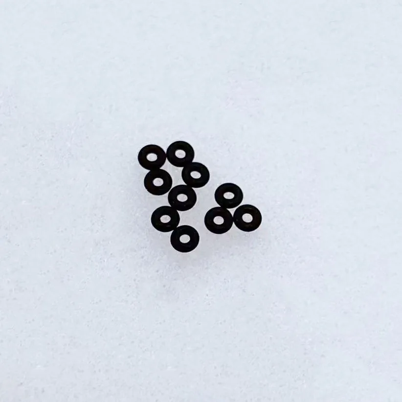 Фото Набор из 20/50/100 шт. черных резиновых уплотнительных колец O-Ring для часов, водонепроницаемое уплотнительное кольцо для заводной головки, совместимое с 3A3, 46941, 46943, аксессуары для часов №3
