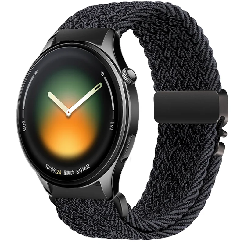 Фото Нейлоновый плетеный ремешок с пряжкой-парашютным замком для OnePlus Watch Lite 3 2R, Xiaomi Watch 5 S5 S4-3, спортивный браслет для OPPO Watch X3 X2 S №4