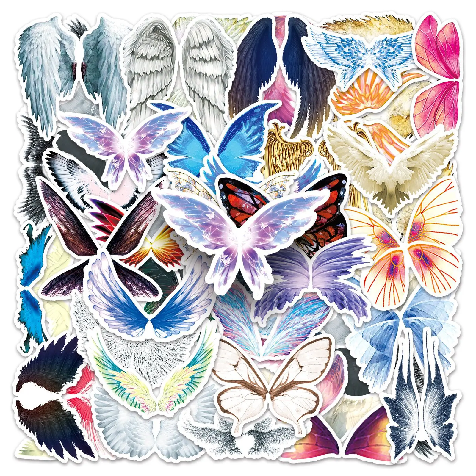 

10/30/50 шт., декоративные наклейки для ноутбука