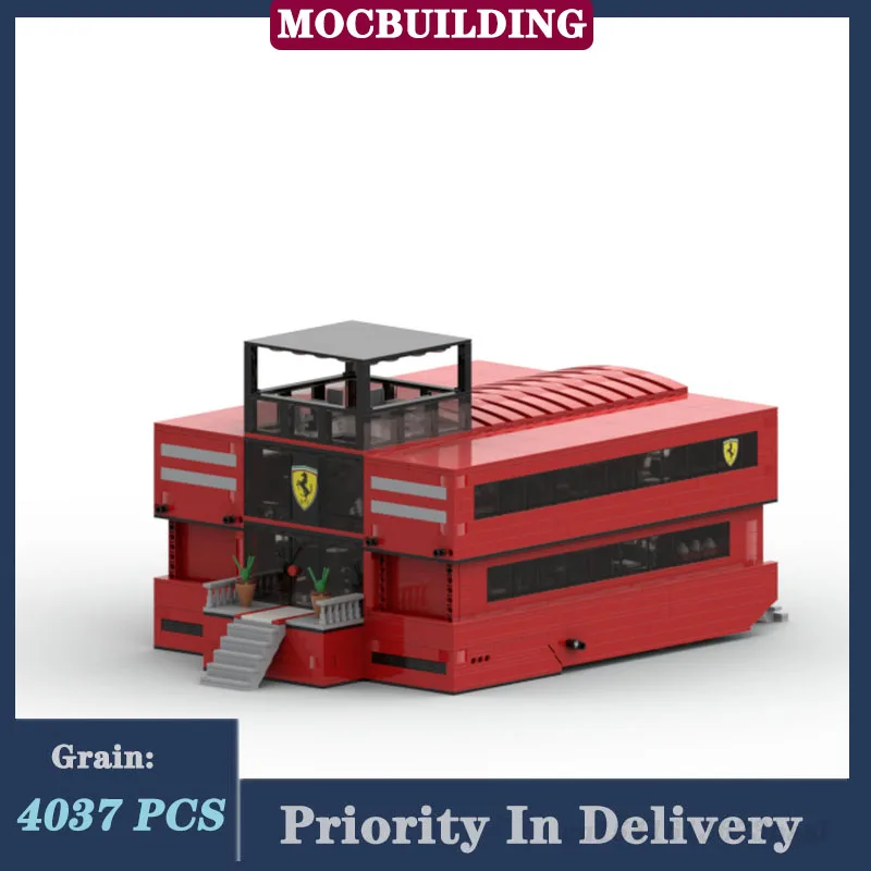 Гоночная модель MOC F1 строительный блок прицеп сборка парковки Коллекционная