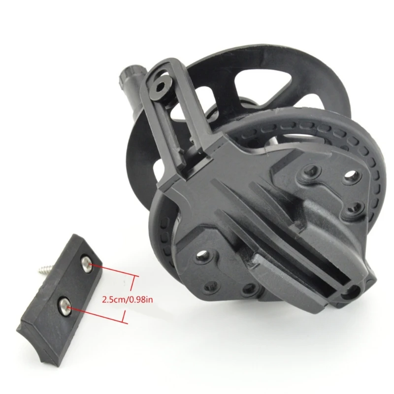 Колесо для лески разъёмного типа подводные деревянные катушки ружья гладкое