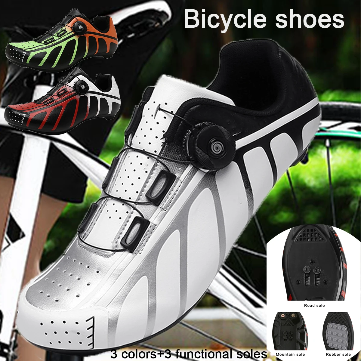 nowe męskie i damskie buty rowerowe na świeżym powietrzu trzyfunkcyjne podeszwy profesjonalne treningowe