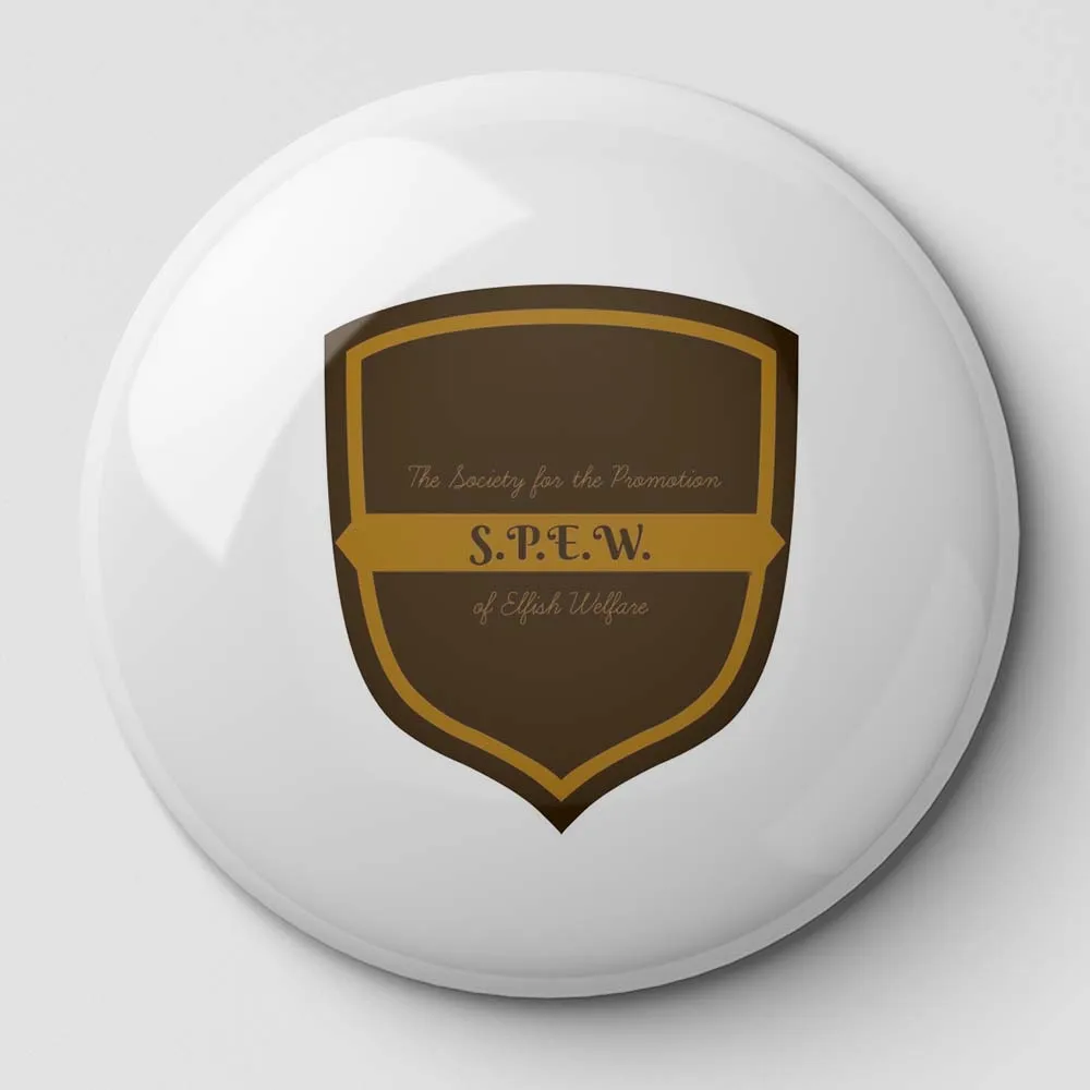 Spew Society For The Promotion Of Elfish Welfare Hermione Granger Soft Button Pin Customizable Brooch Fashion Cartoon Cute Gift | Дом и сад