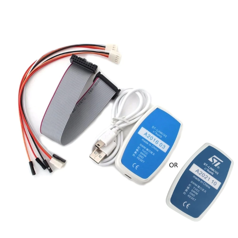 

ST-LINK/V2 MCU Microcontroller STM8-STM32 JTAG-SWD SWIM In-circuit Debugger Drop Shipping