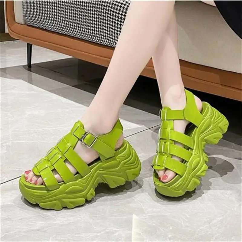 

Hollow woven sandals women's platform shoes 2022 new style Roman shoes