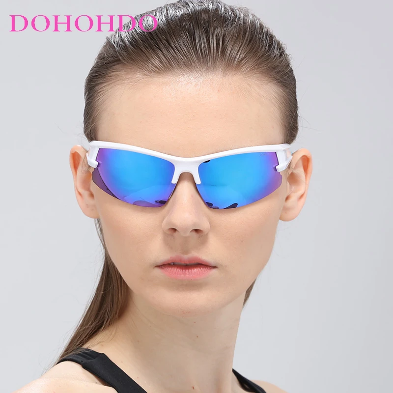 

DOHOHDO Brand Designer Classic Polarized Sunglasses Women Semi-Rimless Sun Glasses Lady Sport Driving Goggle Gafas De Sol UV400