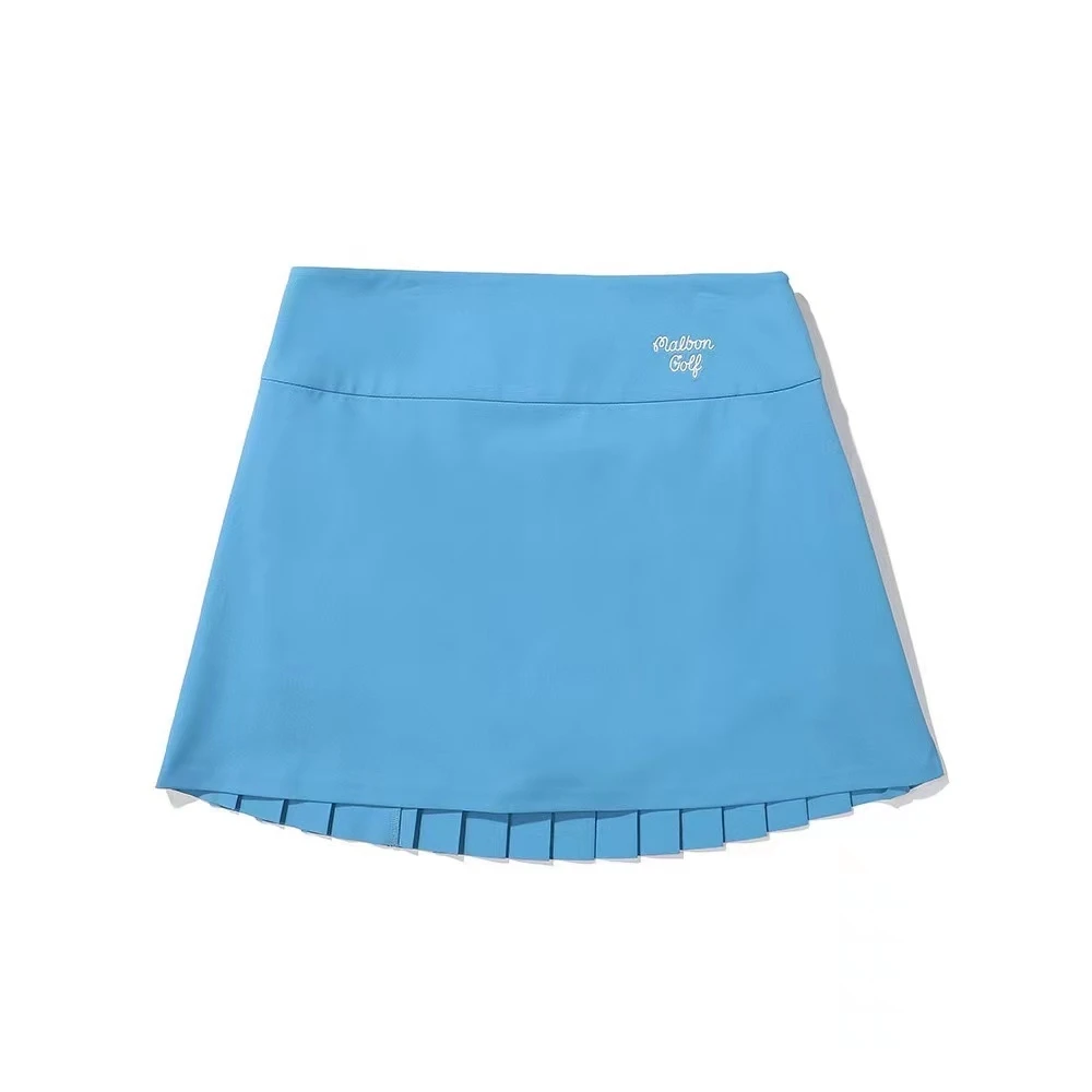 MALBON Golf Clothing Women's Summer Pleats Skirt Spoiler Wear